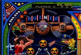 In game image of Ruiner Pinball on the Atari Jaguar.