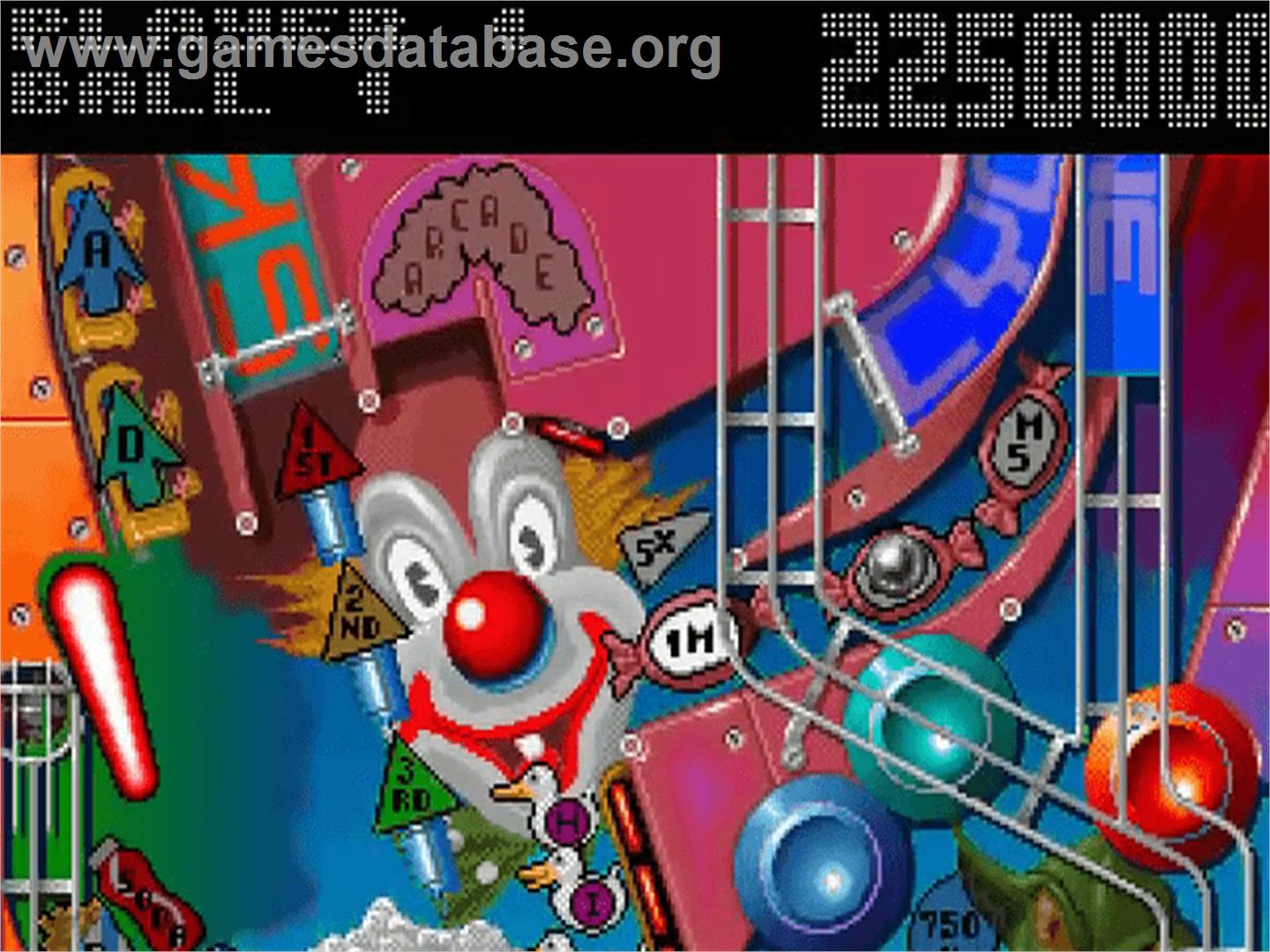 Pinball Fantasies - Atari Jaguar - Artwork - In Game