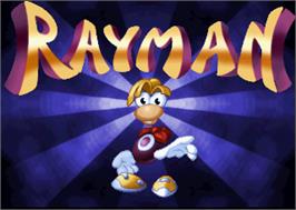 Title screen of Rayman on the Atari Jaguar.