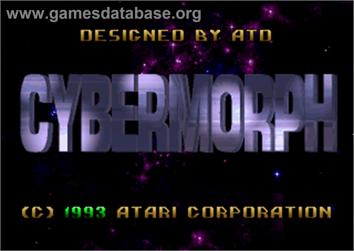 Cybermorph - Atari Jaguar - Artwork - Title Screen