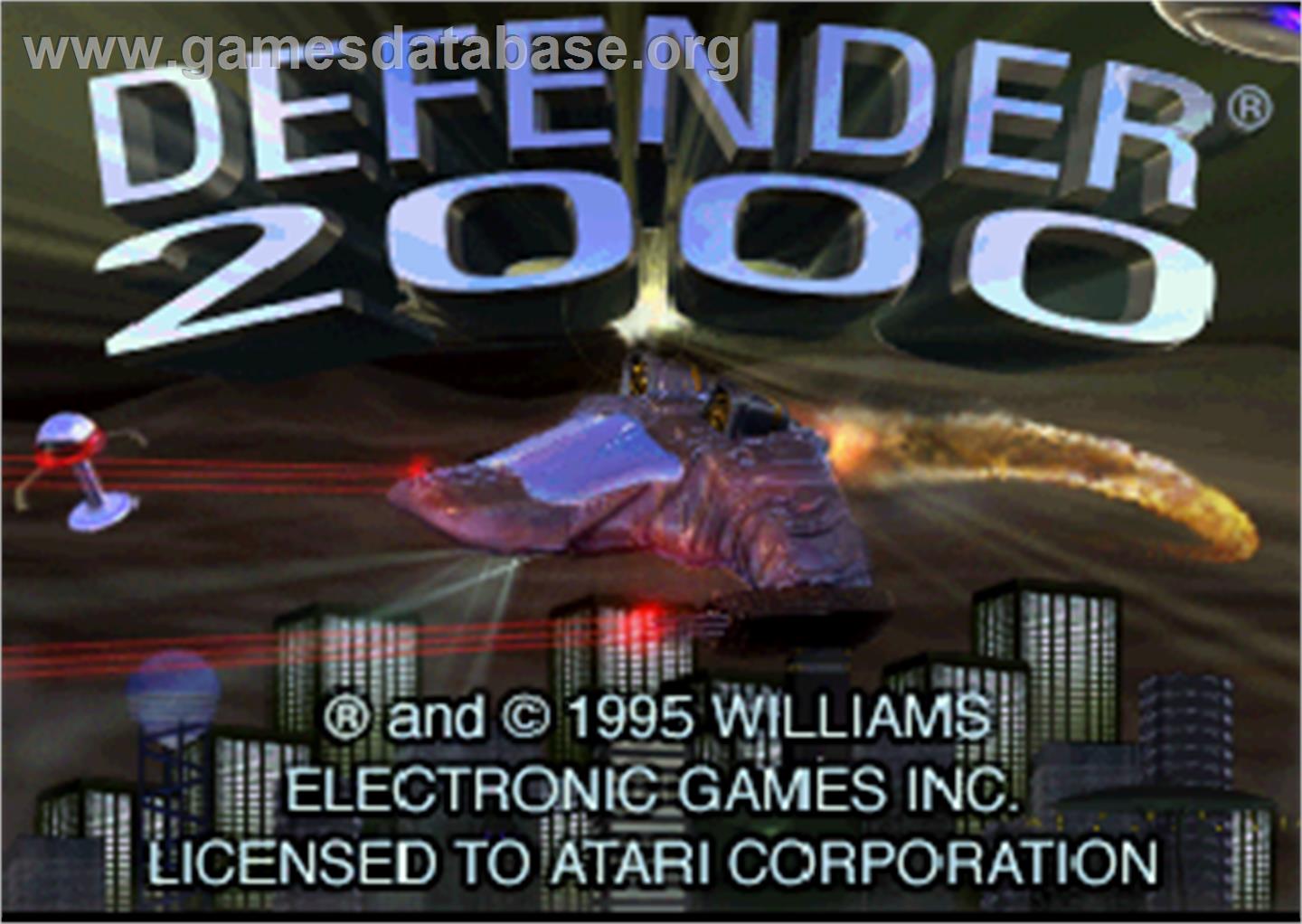 Defender 2000 - Atari Jaguar - Artwork - Title Screen