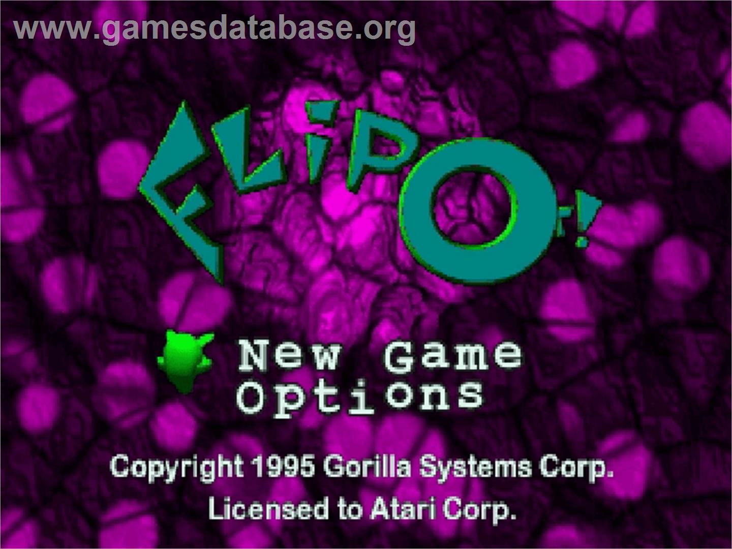 FlipOut - Atari Jaguar - Artwork - Title Screen