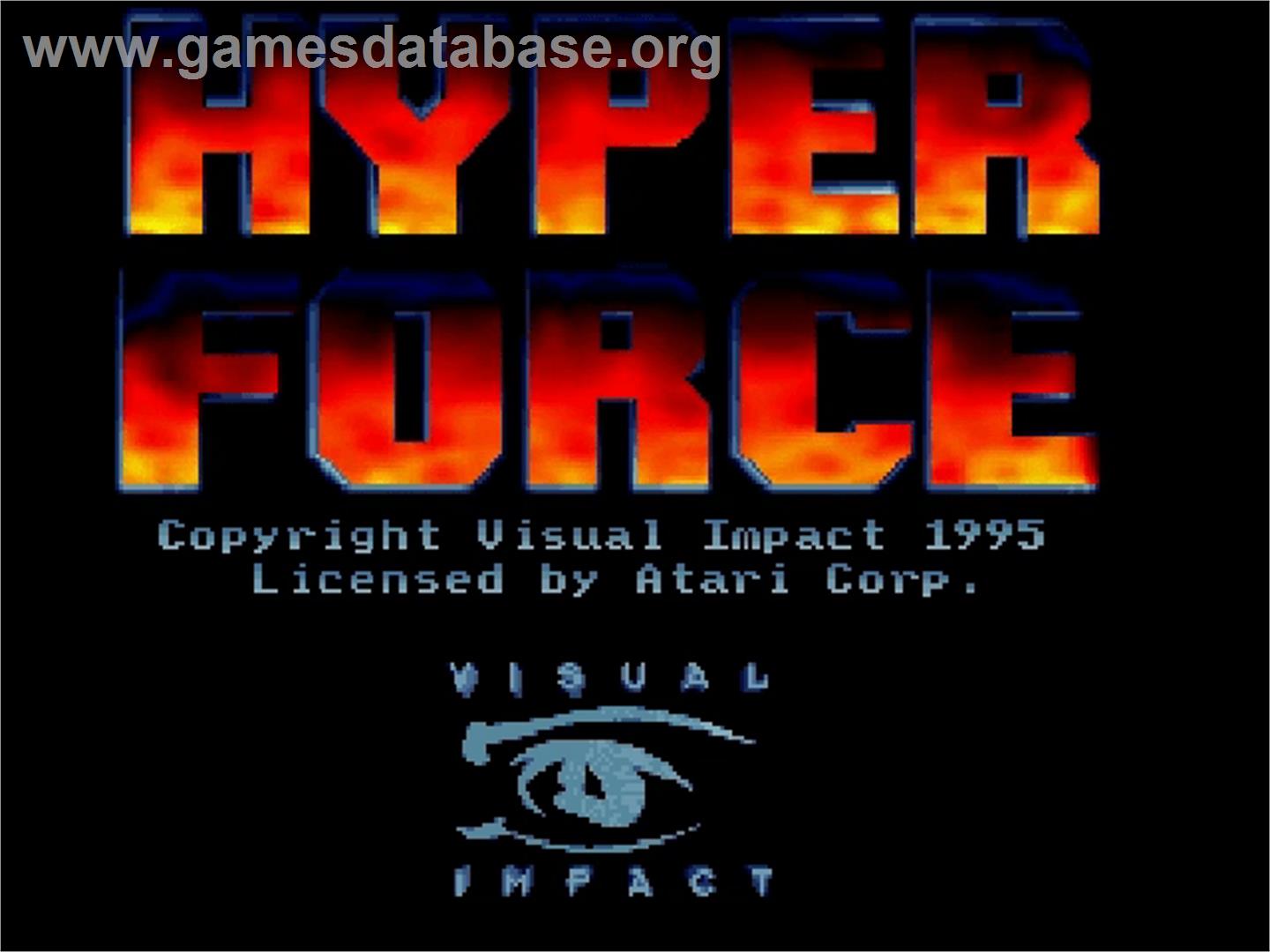 Hyper Force - Atari Jaguar - Artwork - Title Screen