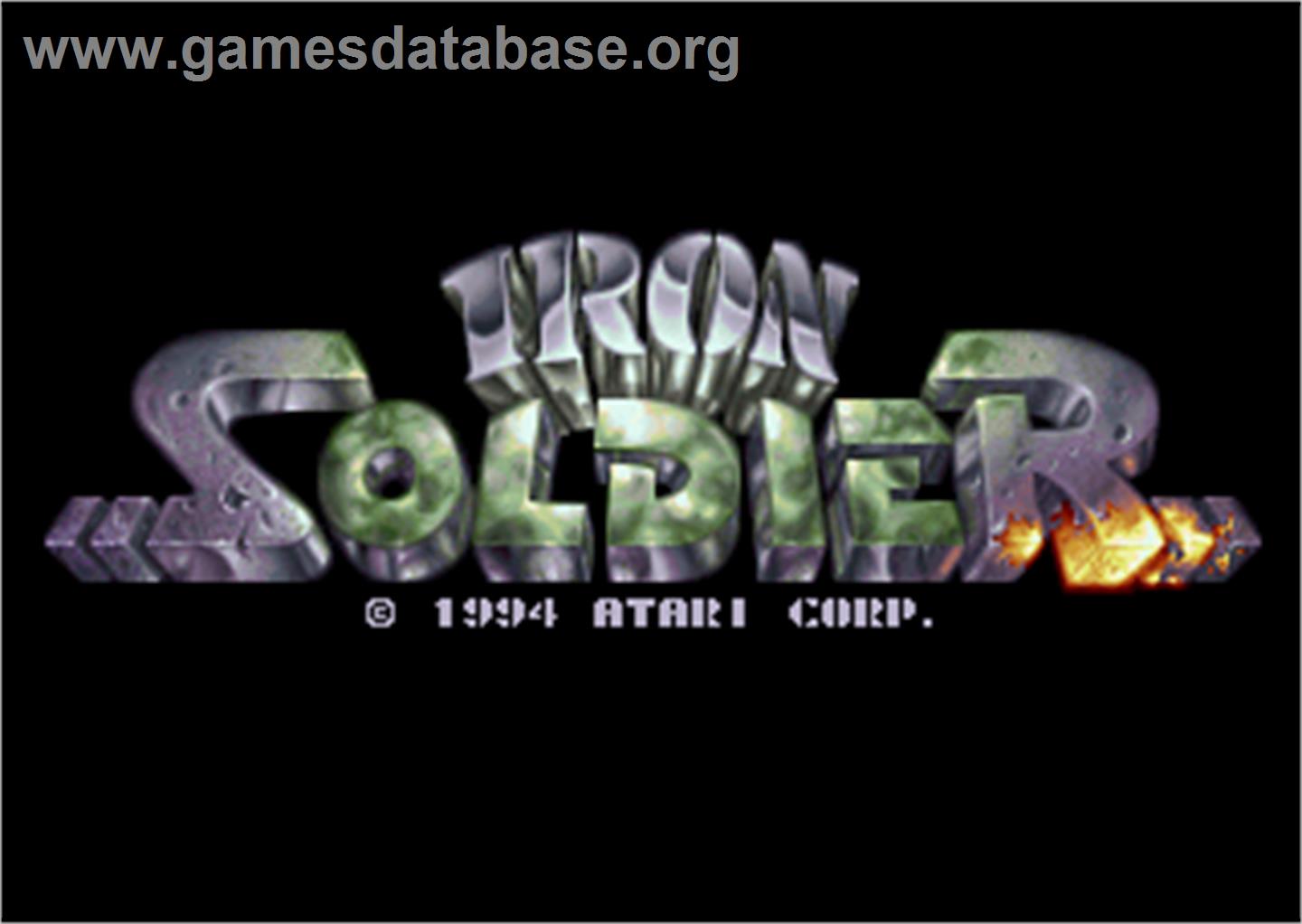 Iron Soldier - Atari Jaguar - Artwork - Title Screen