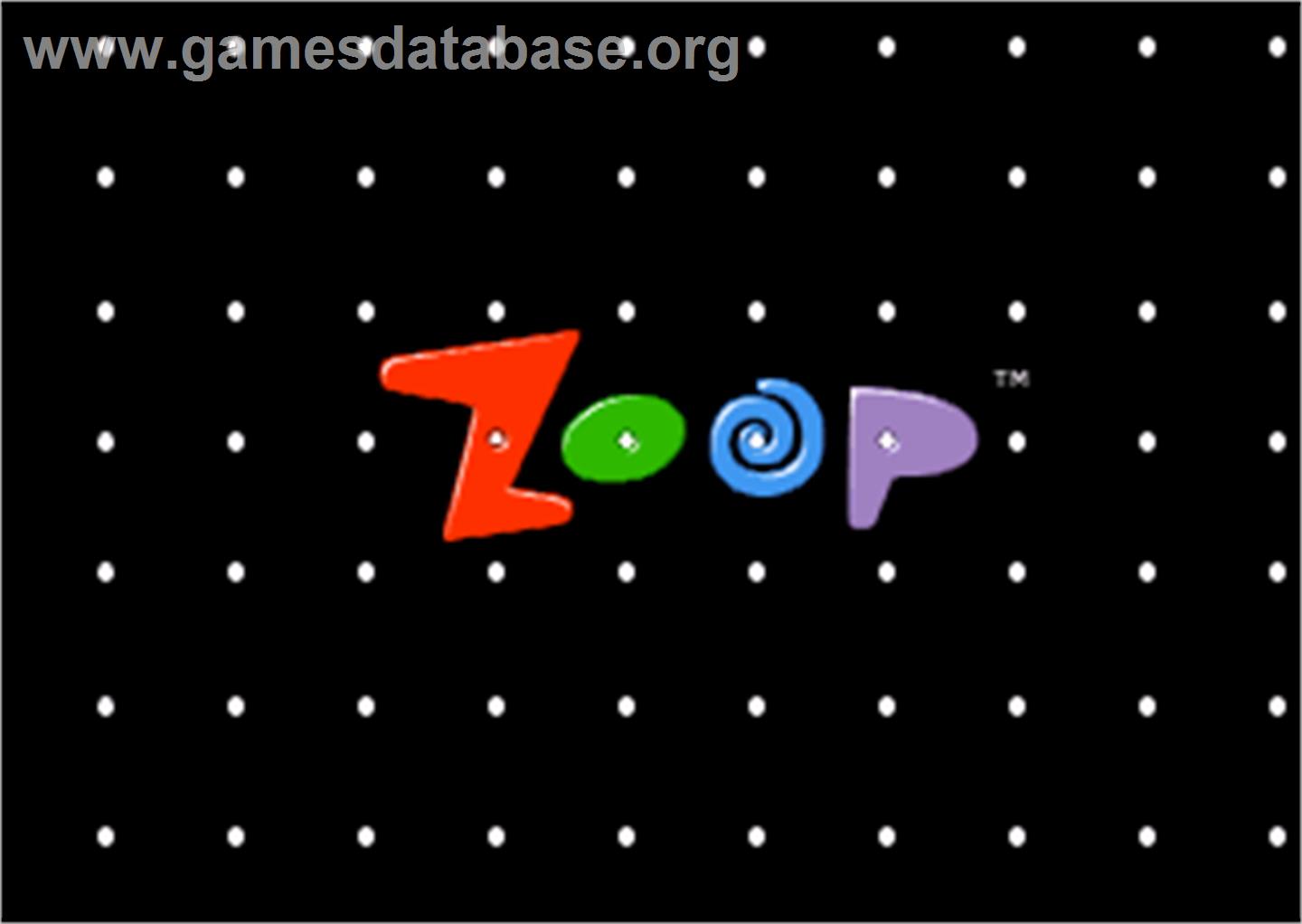 Zoop - Atari Jaguar - Artwork - Title Screen