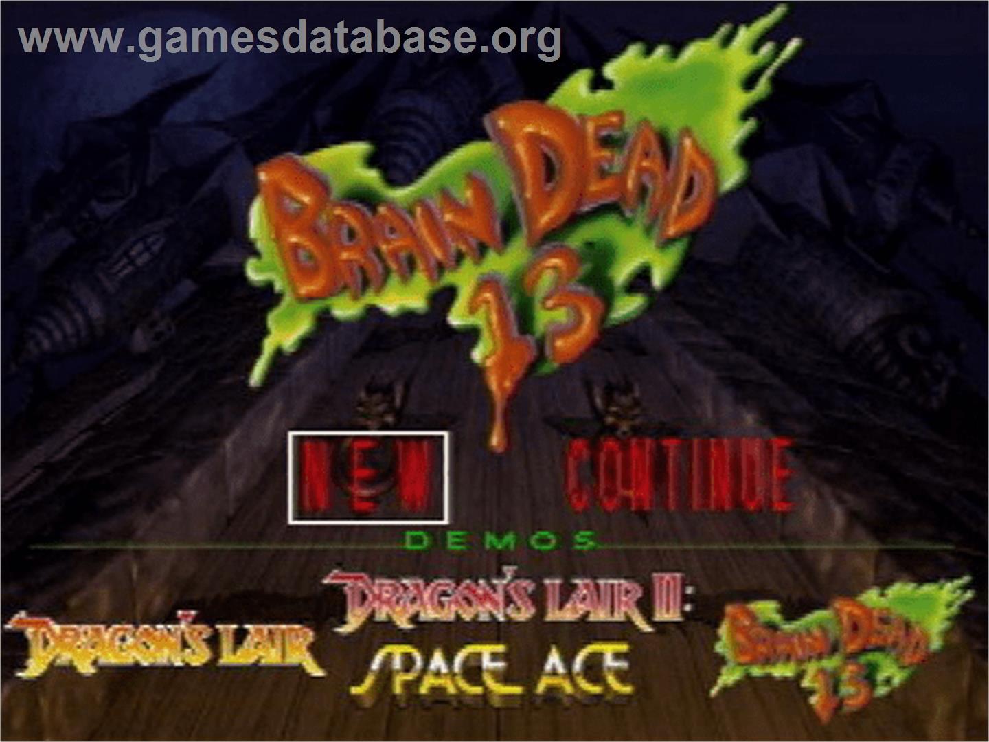 BrainDead 13 - Atari Jaguar CD - Artwork - Title Screen