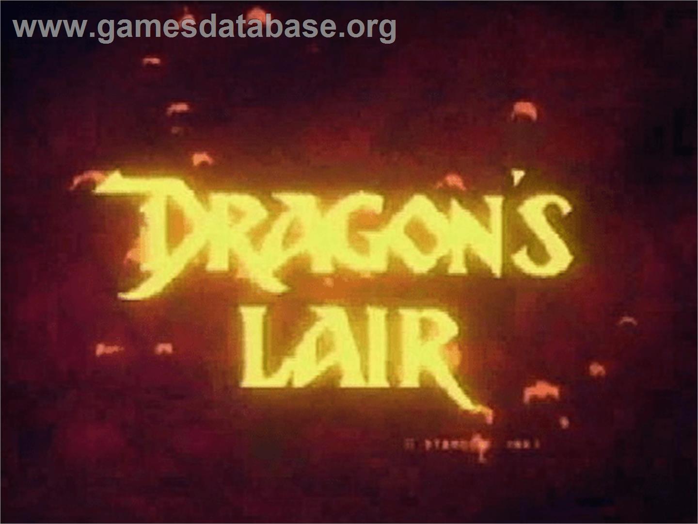 Dragon's Lair - Atari Jaguar CD - Artwork - Title Screen