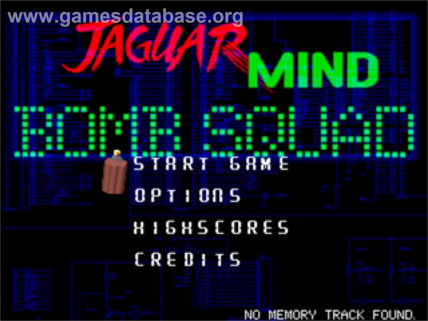 JagMIND Bomb Squad - Atari Jaguar CD - Artwork - Title Screen
