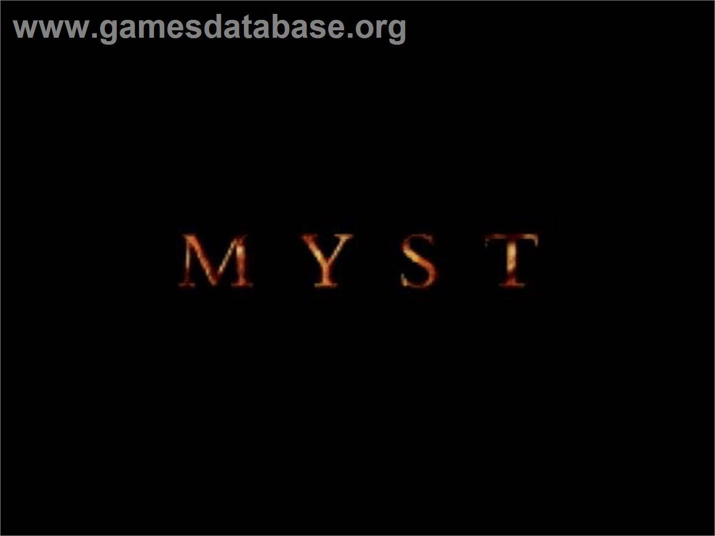 Myst - Atari Jaguar CD - Artwork - Title Screen