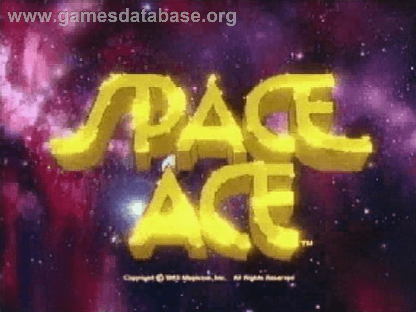 Space Ace - Atari Jaguar CD - Artwork - Title Screen