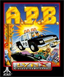 Box cover for APB: All Points Bulletin on the Atari Lynx.