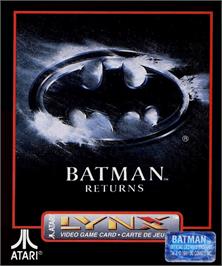 Box cover for Batman Returns on the Atari Lynx.