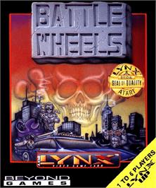 Box cover for BattleWheels on the Atari Lynx.