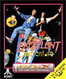 Box cover for Bill & Ted's Excellent Adventure on the Atari Lynx.
