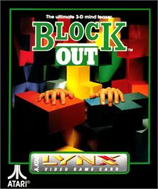 Box cover for Blockout on the Atari Lynx.