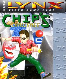 Box cover for Chip's Challenge on the Atari Lynx.
