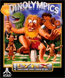 Box cover for Dinolympics on the Atari Lynx.
