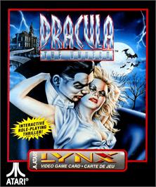 Box cover for Dracula the Undead on the Atari Lynx.