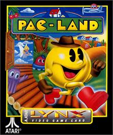 Box cover for Pac-Land on the Atari Lynx.