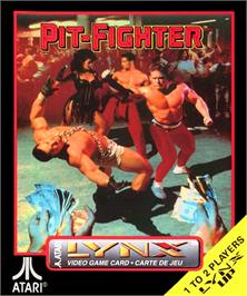 Box cover for Pit-Fighter on the Atari Lynx.
