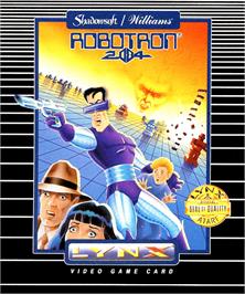 Box cover for Robotron: 2084 on the Atari Lynx.