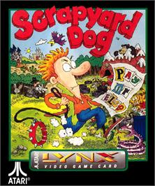 Box cover for Scrapyard Dog on the Atari Lynx.