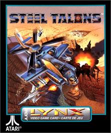 Box cover for Steel Talons on the Atari Lynx.