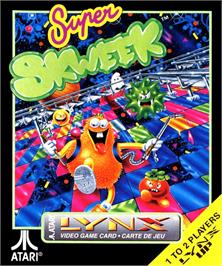 Box cover for Super Skweek on the Atari Lynx.