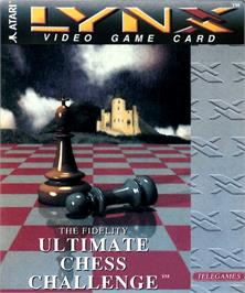 Box cover for The Fidelity Ultimate Chess Challenge on the Atari Lynx.
