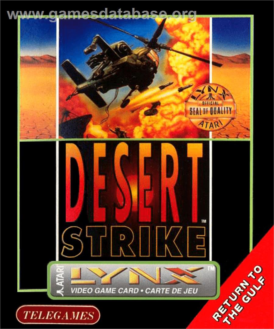 Desert Strike: Return to the Gulf - Atari Lynx - Artwork - Box