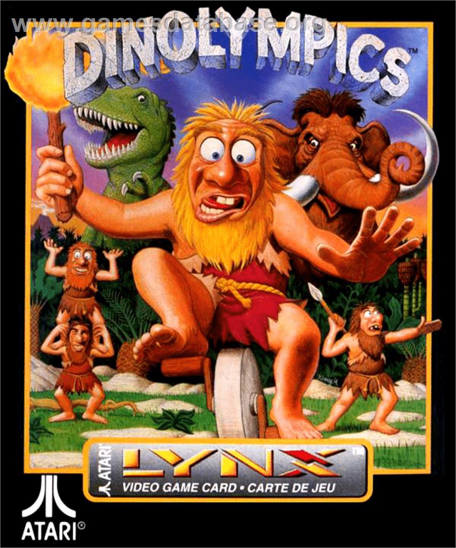 Dinolympics - Atari Lynx - Artwork - Box