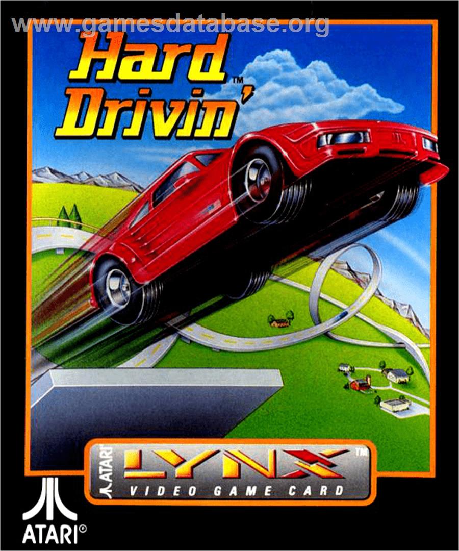 Hard Drivin' - Atari Lynx - Artwork - Box