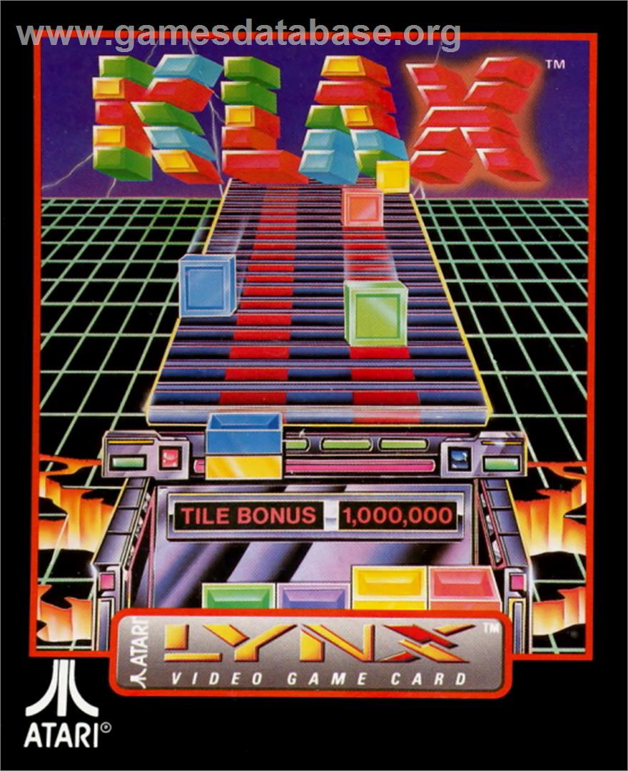 Klax - Atari Lynx - Artwork - Box