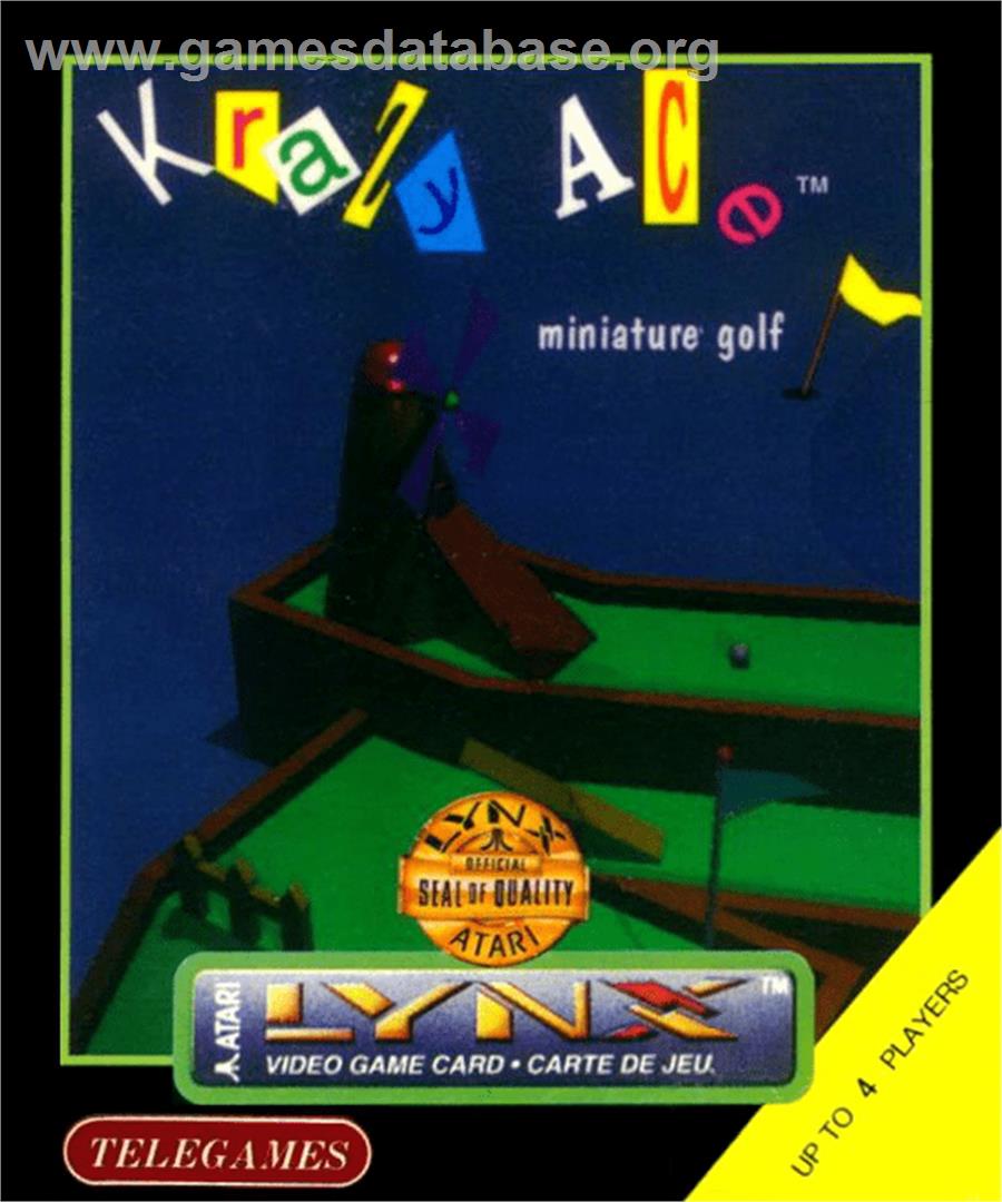 Krazy Ace Miniature Golf - Atari Lynx - Artwork - Box