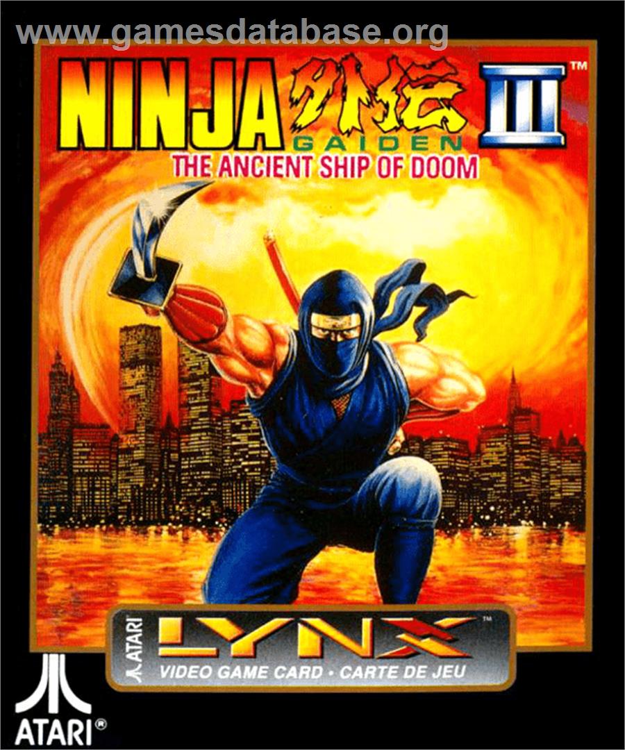 Ninja Gaiden III: The Ancient Ship of Doom - Atari Lynx - Artwork - Box