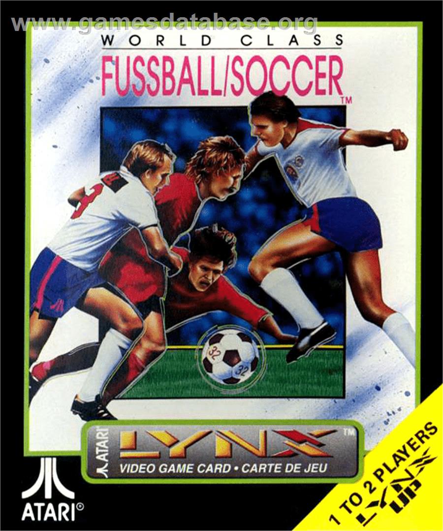 World Class Soccer - Atari Lynx - Artwork - Box