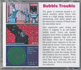 Box back cover for Bubble Trouble on the Atari Lynx.