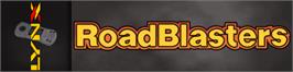 Arcade Cabinet Marquee for RoadBlasters.