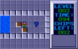 In game image of Chip's Challenge on the Atari Lynx.