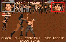 In game image of Pit-Fighter on the Atari Lynx.