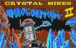 Title screen of Crystal Mines II: Buried Treasure on the Atari Lynx.