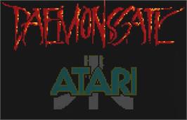 Title screen of Daemonsgate on the Atari Lynx.