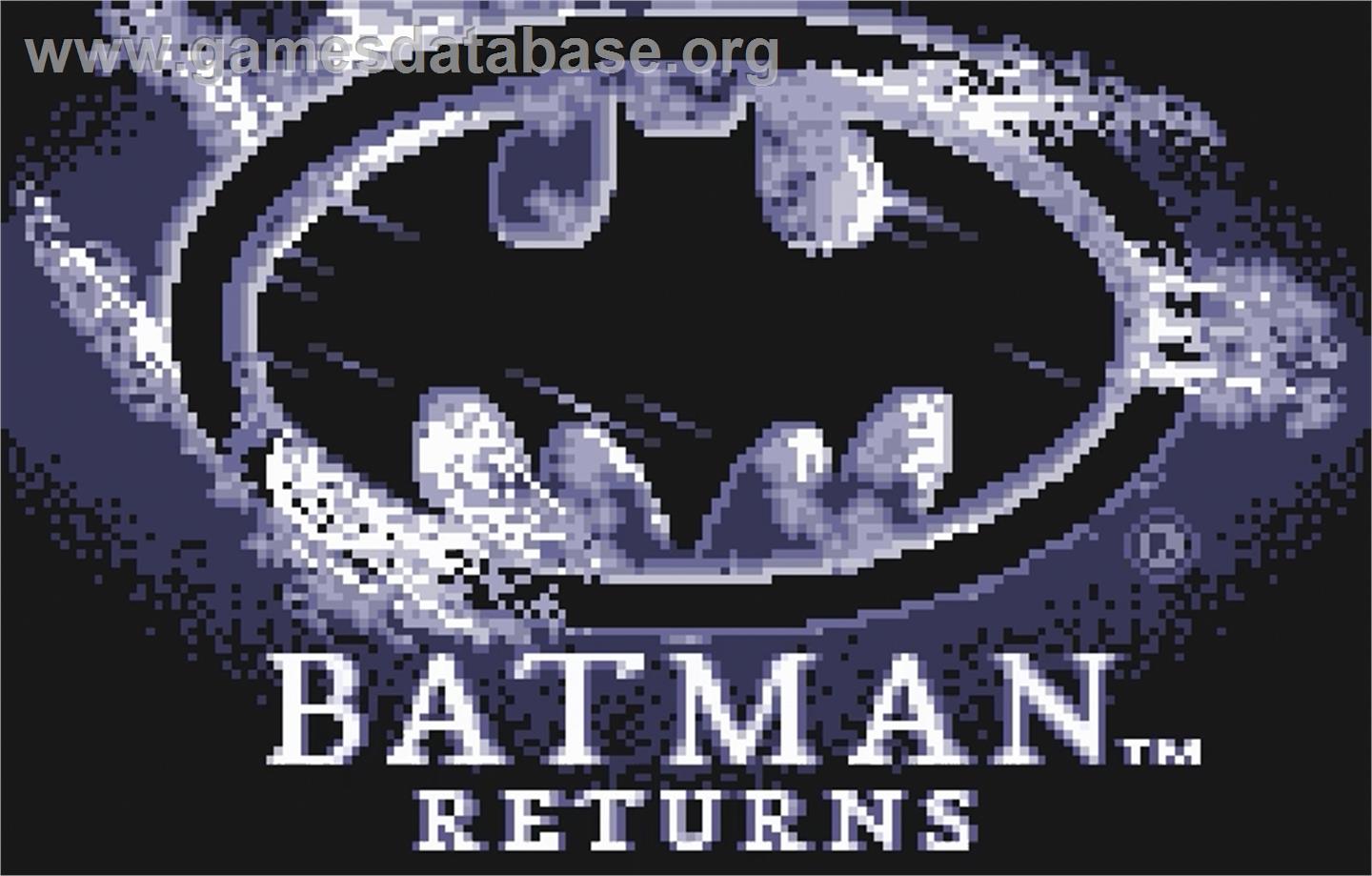 Batman Returns - Atari Lynx - Artwork - Title Screen