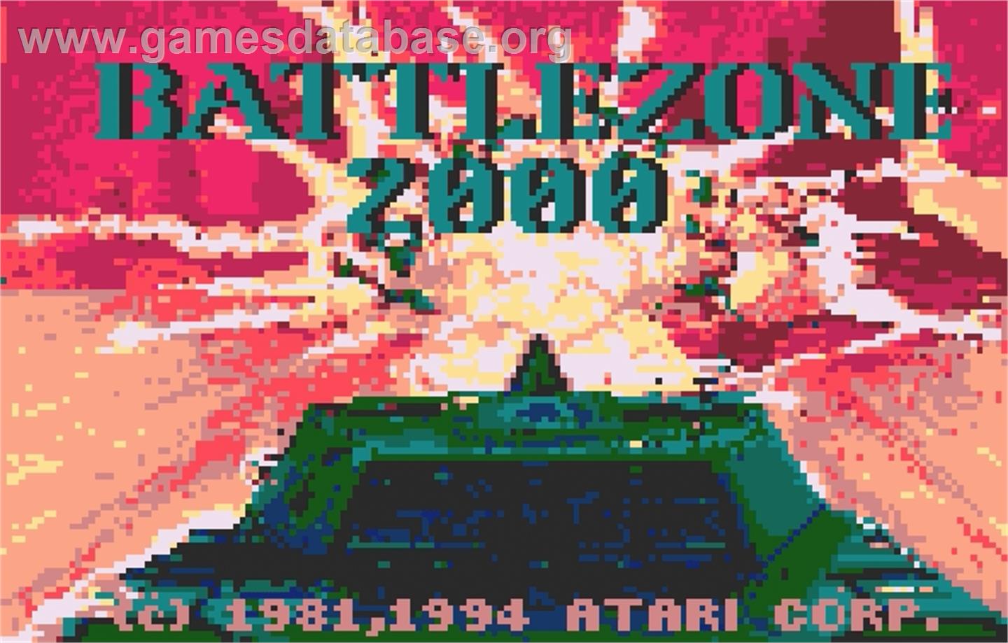 Battlezone 2000 - Atari Lynx - Artwork - Title Screen