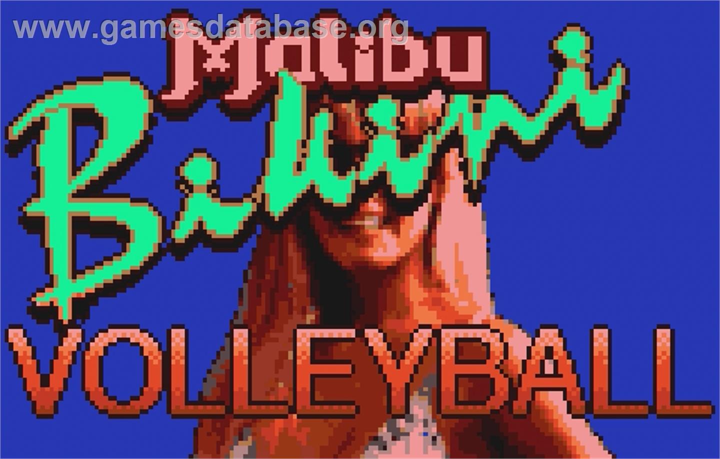 Malibu Bikini Volleyball - Atari Lynx - Artwork - Title Screen