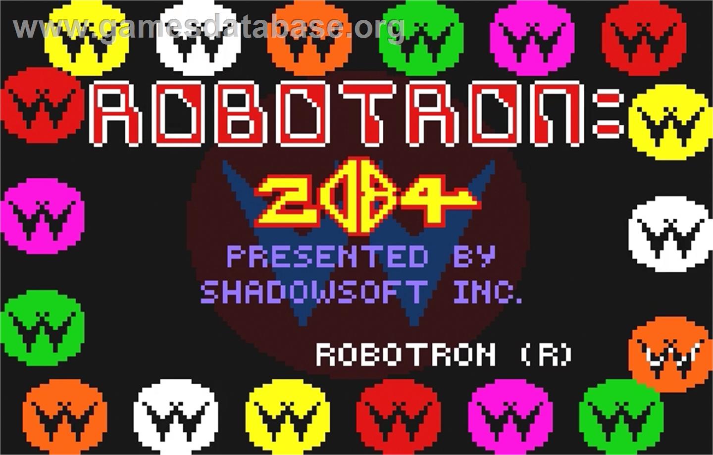 Robotron: 2084 - Atari Lynx - Artwork - Title Screen