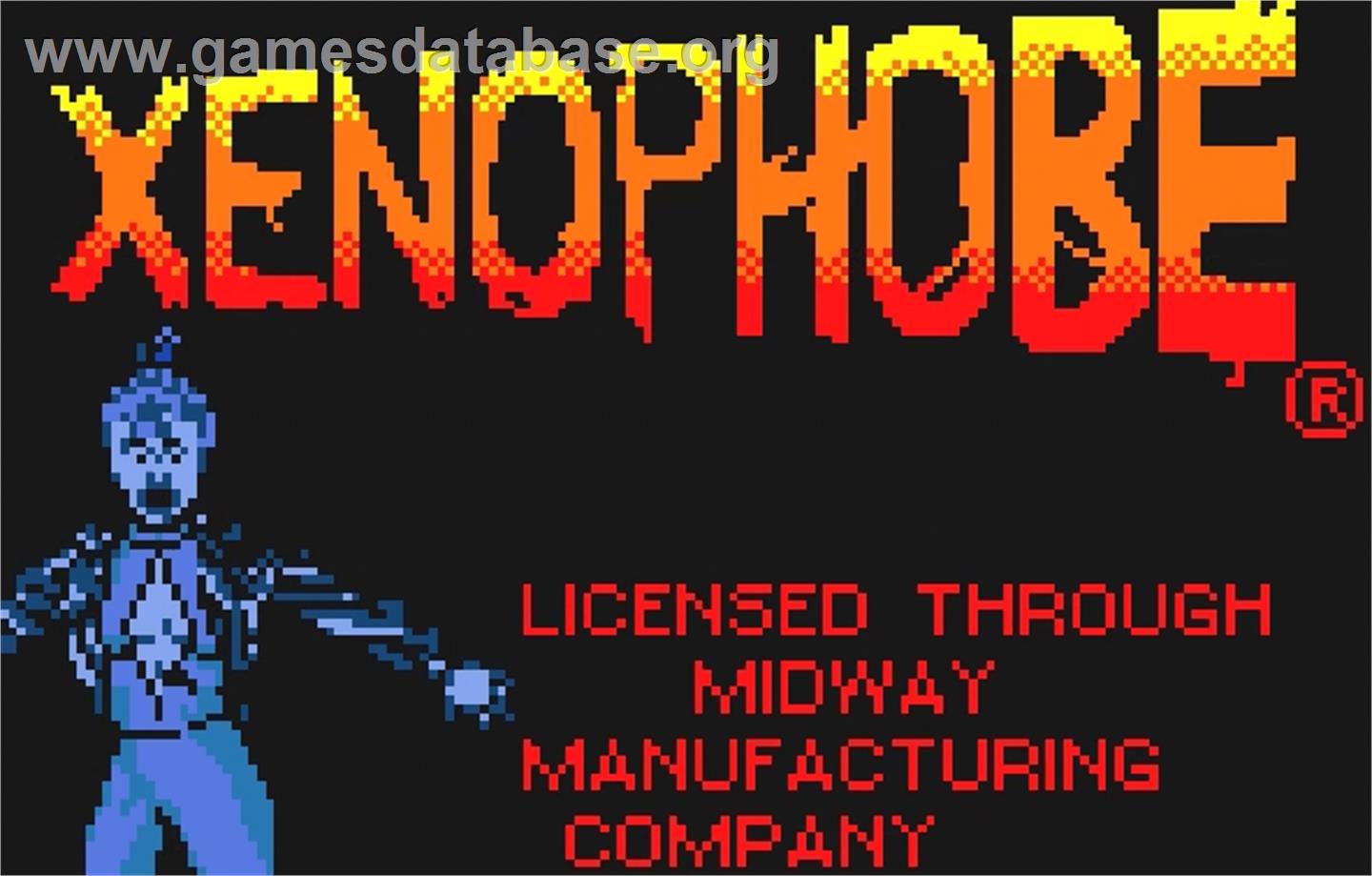 Xenophobe - Atari Lynx - Artwork - Title Screen