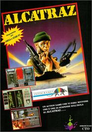 Advert for Alcatraz on the Microsoft DOS.
