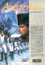 Advert for Austerlitz on the Commodore Amiga.