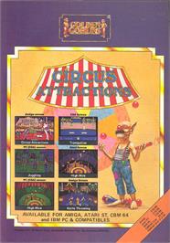Advert for Circus Attractions on the Microsoft DOS.
